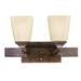 Kichler KK5315MBZ Marble Bronze 2 Bulb Bathroom Light