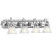 Kichler KK5338CH Chrome 4 or more Bulb Bathroom Light