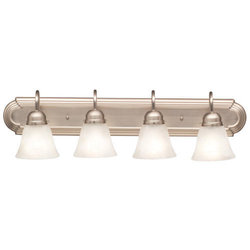 KK5338NIS Bath Bar 4 or More Bulb Bathroom Lighting - Brushed Nickel