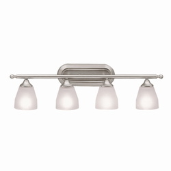 KK5449CH Ansonia 4 or More Bulb Bathroom Lighting - Polished Chrome