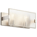 Kichler KK55006SN Satin Nickel 2 Bulb Bathroom Light