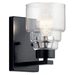 Kichler KK55010BK Black 1 Bulb Wall Sconce