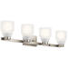 Kichler KK55013NI Brushed Nickel 4 or more Bulb Bathroom Light