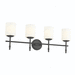 Kichler KK55143BK Black 4 or more Bulb Bathroom Light