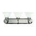 Kichler KK5558AP Antique Pewter 3 Bulb Bathroom Light