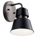 Kichler KK59000BK Black Outdoor Entrance Wall Light