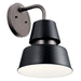 Kichler KK59002BK Black Outdoor Entrance Wall Light