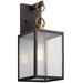 Kichler KK59005WZC Weathered Zinc Outdoor Entrance Wall Light