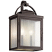 Kichler KK59012RZ Rubbed Bronze Outdoor Entrance Wall Light