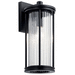 Kichler KK59023BK Black Outdoor Entrance Wall Light