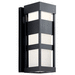 Kichler KK59036BKLED Black Outdoor Entrance Wall Light