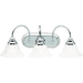 Kichler KK5993CH Chrome 3 Bulb Bathroom Light