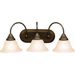 Kichler KK5993OZ Olde Bronze 3 Bulb Bathroom Light