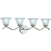 Kichler KK6324NI Brushed Nickel 4 or more Bulb Bathroom Light