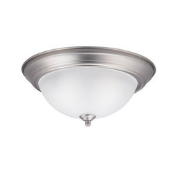 KK8112WH Builder Flush Mount Ceiling Light - White