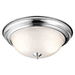 Kichler KK8116CH Chrome Flush Mount Ceiling Light