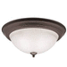 Kichler KK8116OZ Olde Bronze Flush Mount Ceiling Light