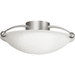 Kichler KK8406NI Brushed Nickel Semi Flush Mount Ceiling Light