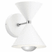 Elan KK84131MWH Matte White Multi Bulb Wall Sconce