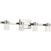 Elan KK85071PN Polished Nickel 4 or more Bulb Bathroom Light
