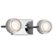 Elan KK85076CH Chrome 2 Bulb Bathroom Light