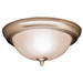 Kichler KK8653NI Brushed Nickel Flush Mount Ceiling Light