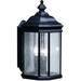 Kichler KK9030BK Black Outdoor Entrance Wall Light