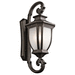 Kichler KK9099RZ Rubbed Bronze Outdoor Entrance Wall Light