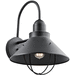 Kichler KK9142BK Black Outdoor Entrance Wall Light