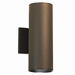 Kichler KK9244AZ Architectural Bronze Outdoor Entrance Wall Light