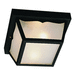 Kichler KK9320BK Black Outdoor Ceiling Mounted Light