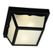 Kichler KK9322BK Black Outdoor Ceiling Mounted Light