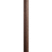 Kichler KK9595AGZ Aged Bronze Post / Base