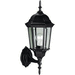 Kichler KK9654BK Black Outdoor Entrance Wall Light