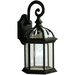 Kichler KK9735BK Black Outdoor Entrance Wall Light