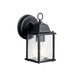 Kichler KK9794BKL18 Black Outdoor Entrance Wall Light