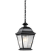 Kichler KK9809BK Painted Black Outdoor Hanging Lantern