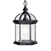 Kichler KK9835BKL18 Black Outdoor Hanging Lantern