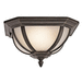 Kichler KK9848RZ Rubbed Bronze Outdoor Ceiling Mounted Light