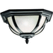 Kichler KK9848BK Black Outdoor Ceiling Mounted Light