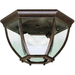 Kichler KK9886TZ Tannery Bronze Outdoor Ceiling Mounted Light