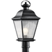 Kichler KK9909BK Painted Black Post Light