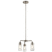 Kichler KK43057CLP Classic Pewter Mini Chandelier