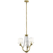 Kichler KK43531NBR Natural Brass Mini Chandelier