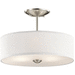 Kichler KK43675NI Brushed Nickel Semi Flush Mount Ceiling Light