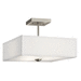 Kichler KK43691NI Brushed Nickel Semi Flush Mount Ceiling Light