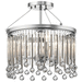 Kichler KK43726CH Chrome Semi Flush Mount Ceiling Light