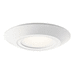 Kichler KK43870WHLED30 White Flush Mount Ceiling Light