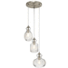 Kichler KK43952NI Brushed Nickel Multi Light Pendant