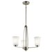 Kichler KK44050NI Brushed Nickel Mini Chandelier